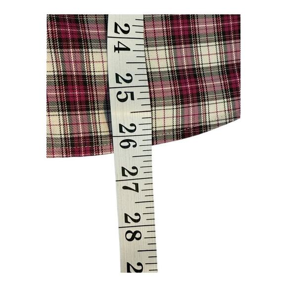 Lands' End Women's Plaid Button-Up Shirt Size 8 Multicolor Long Sleeve‎ No Iron - Picture 6 of 7